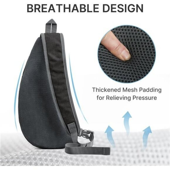 G4Free Sling Backpack Small Crossbody Bag Chest Shoulder Pack for Hiking - Picture 5 of 7